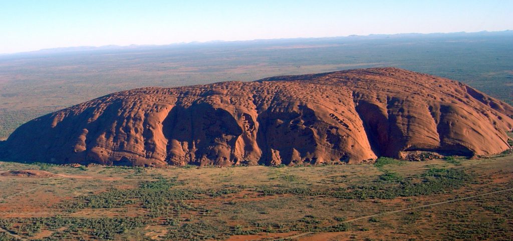 Uluru helig klippa