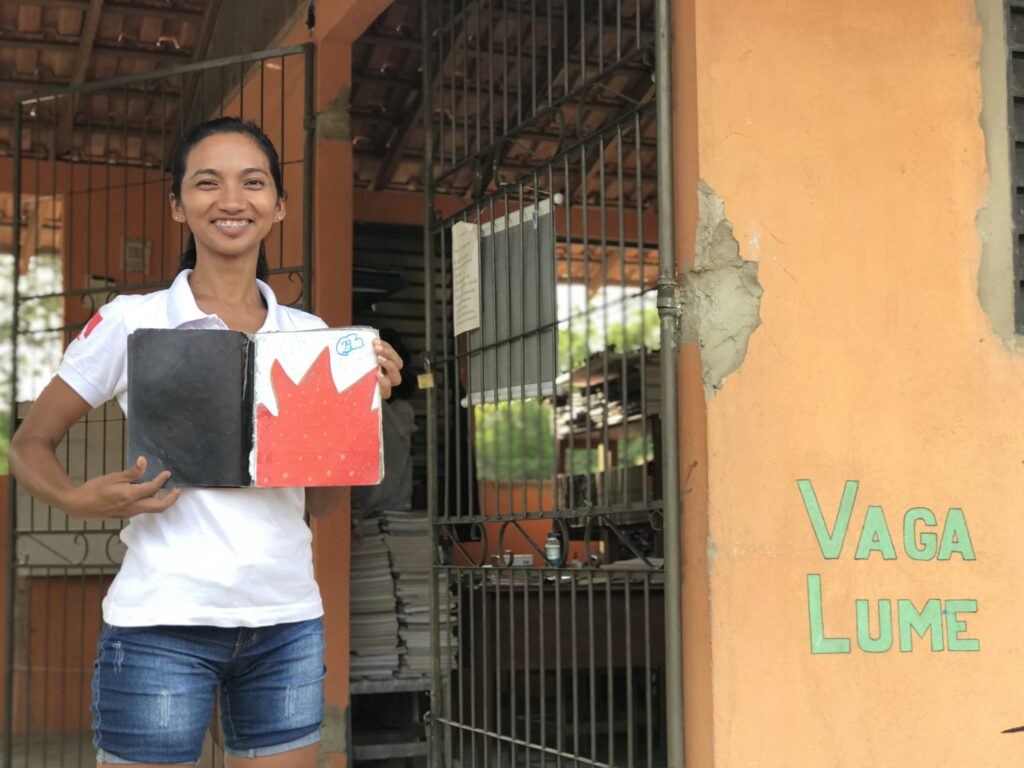 Brasiliansk kvinna Vivejar Internationella kvinnodagen