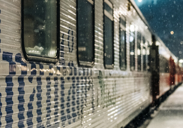 snälltåget tåg alperna