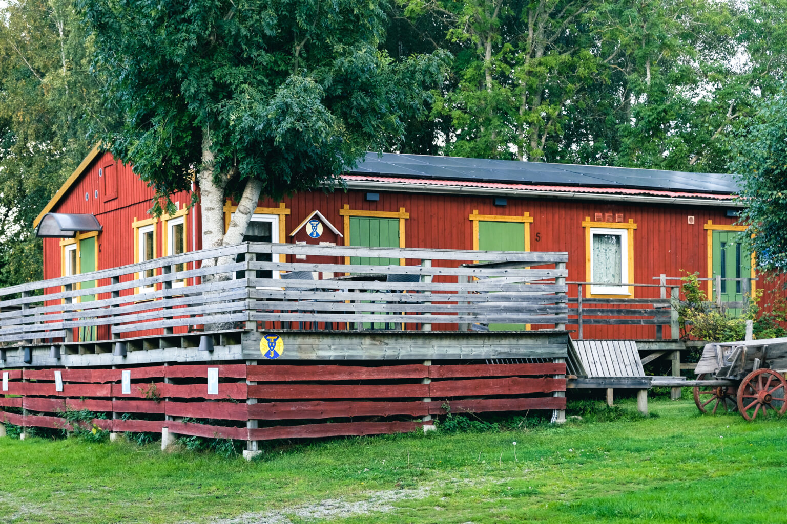 Lugnåsbergets ekohotell exteriör