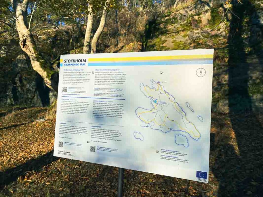 vandra i skärgården Stockholm archipelago trail