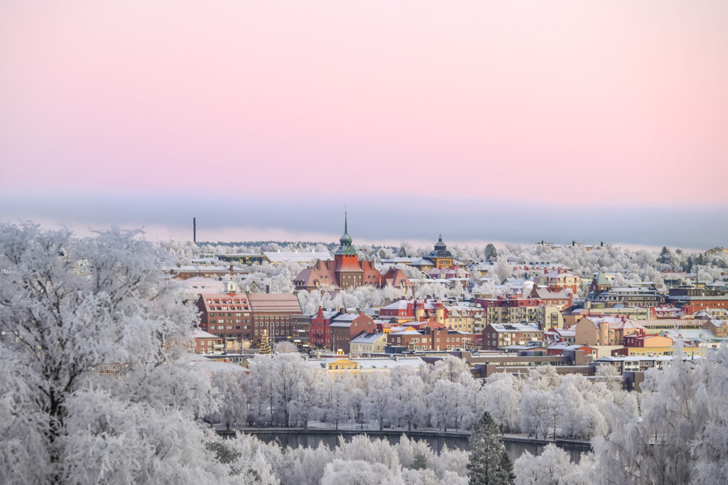 Östersund vintervy