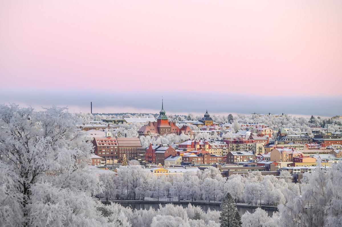 Östersund vintervy