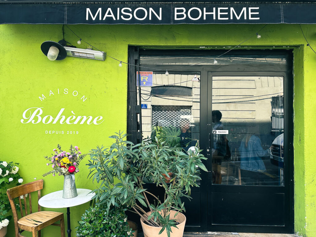 Maison Boheme mat och dryck Marseille