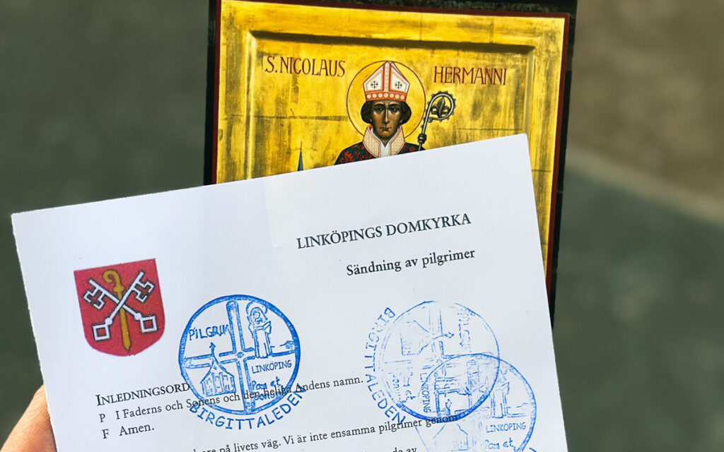 Pilgrimsstämpel Birgittaleden